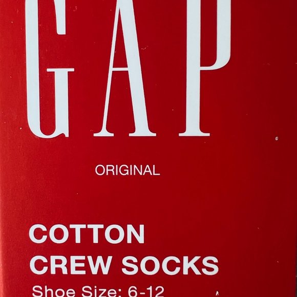 GAP Men's 3 Pair Crew Socks NIB - Picture 4 of 4